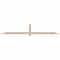 Ekena Millwork Eugene Smooth Timber Gable Bracket, Douglas Fir, 108"W x 18"H x 1 1/2"D x 3 1/2"F, 4/12 Pitch GBW108X18X0204EUG00SDF - alternate 1